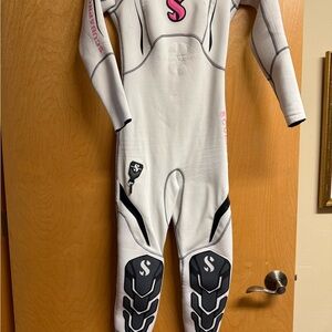 Scubapro White & Pink High Quality One-Piece Wetsuit